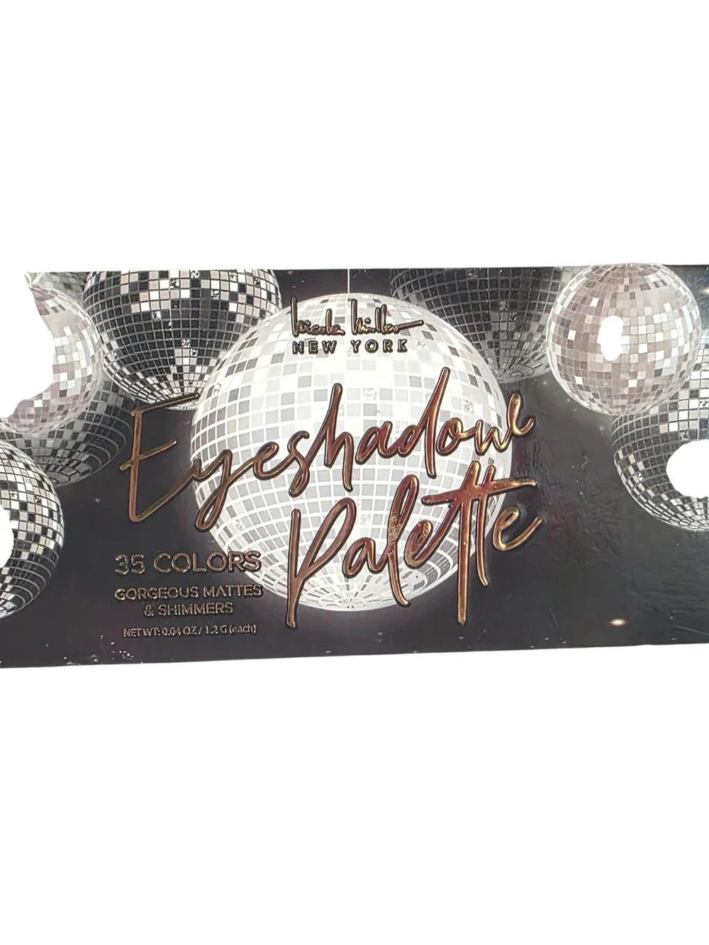 Nicole Miller New York Disco Eyeshadow Palette 35 Color Mattes & Shimmers